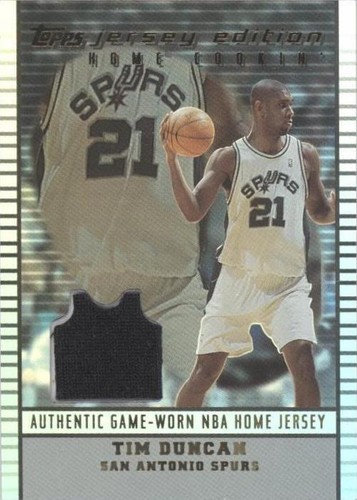 2002-03 Topps Jersey Edition - Tim Duncan #JE TDU