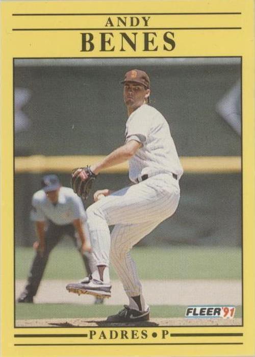Fleer 1991 - Andy Benes #524