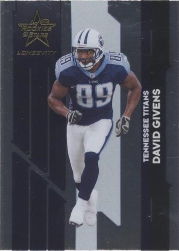 2006 Leaf Rookies & Stars Longevity David Givens #97