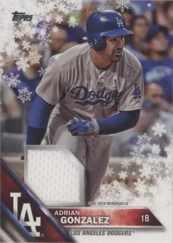 2016 Topps Holiday - Adrian Gonzalez #R-AG