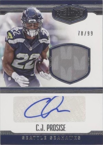 2016 Panini Plates & Patches C.J. Prosise #38