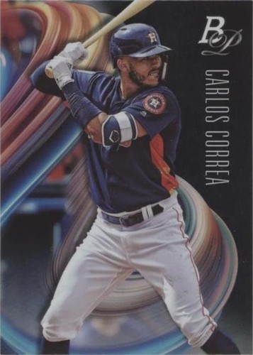 Carlos Correa Gold Refractor Bowman Choice Auto On Card 11