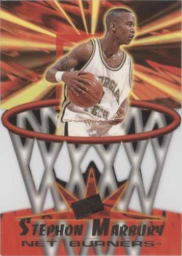 1996 Press Pass - Stephon Marbury #NB43