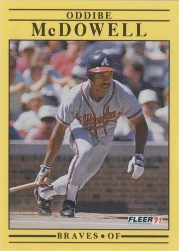 1991 Fleer - Oddibe McDowell #697