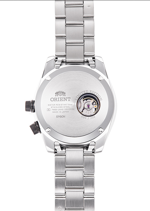 Pre-owned Orient Retro Future Guitar Limited Edition Red Dial Men's Watch Rn-ar0302r