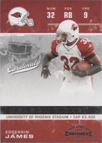 2007 Playoff Contenders Edgerrin James #1