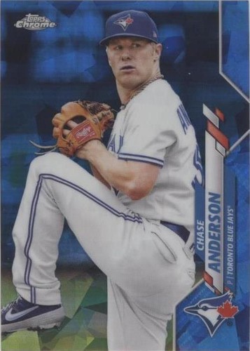 2020 Topps Chrome Update Series Sapphire Edition - Chase Anderson #U-286