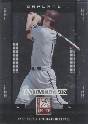 2008 Donruss Elite Extra Edition - Petey Paramore #80