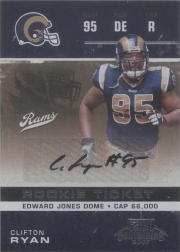 2007 Playoff Contenders Clifton Ryan #129