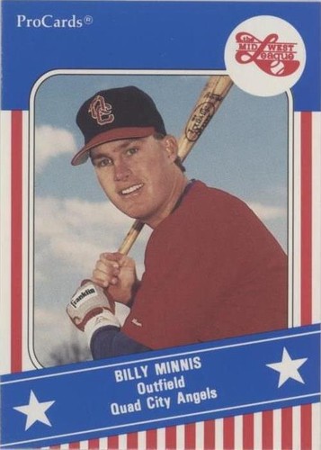1991 ProCards Midwest League All Star Game - Billy Minnis #MWL 28