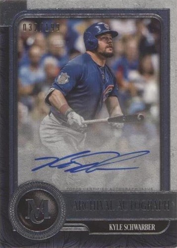 2019 Topps Museum Collection - Kyle Schwarber #AA-KS