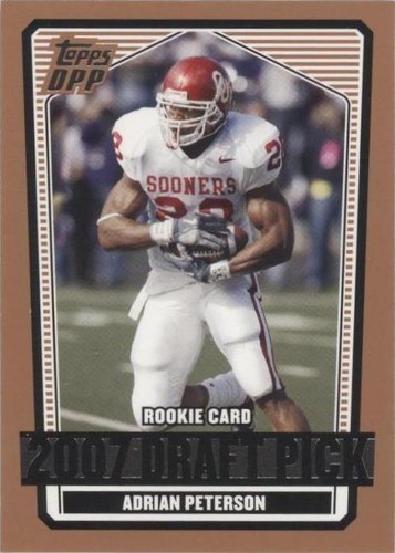 2007 Topps Draft Picks and Prospects (DPP) Adrian Peterson #135