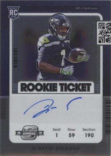 2021 Panini Contenders Optic D'Wayne Eskridge #118