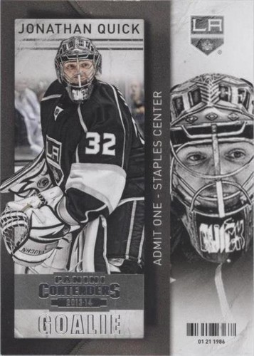 2013-14 Panini Playoff Contenders - Jonathan Quick #28