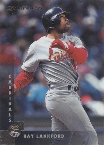 メジャーリーグ　カード　Ray Lankford レイ ランクフォード サイン入り 1992 ピナクル ベースボール