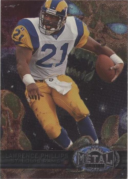 1997 Skybox Metal Universe Lawrence Phillips #72