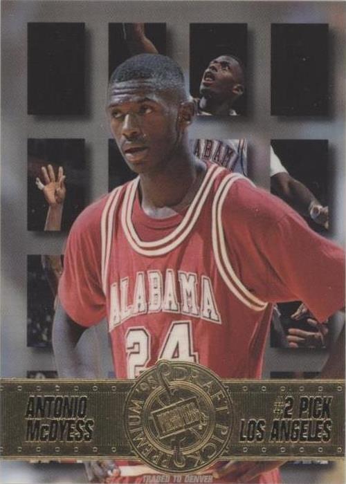 1995 Press Pass - Antonio McDyess #30