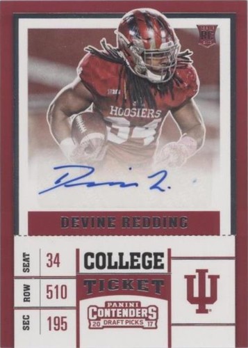 2017 Panini Contenders Draft Picks Devine Redding #255