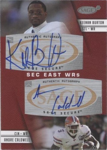 2008 SAGE Squared Andre Caldwell Keenan Burton #A-49