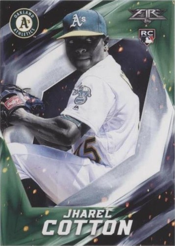 2017 Topps Fire - Jharel Cotton #81