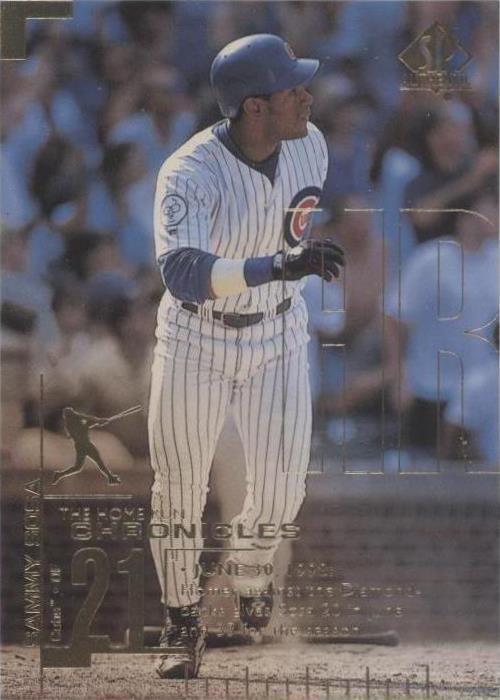 1999 SP Authentic - Sammy Sosa #HR49
