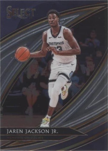 Jaren Jackson Jr 2024-25 Panini Select White Scope 1/35 Bookend