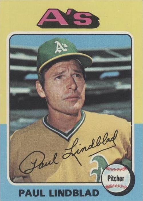 1975 Topps - Paul Lindblad #278