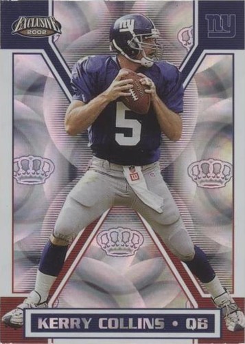 2002 Pacific Exclusive Kerry Collins #112