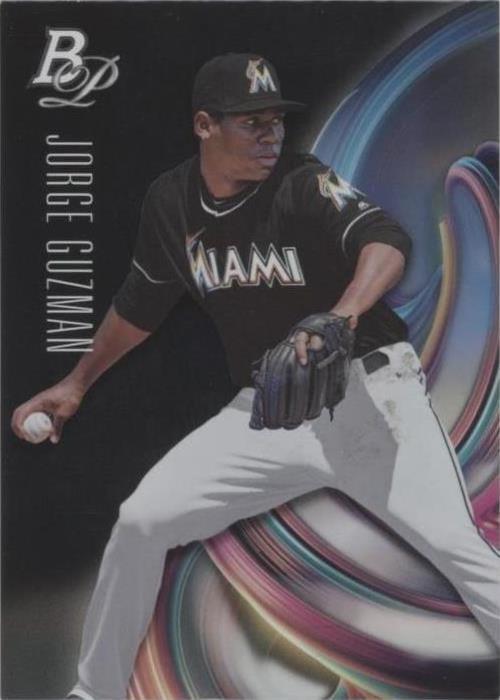 2018 Bowman Platinum - Jorge Guzman #TOP-49