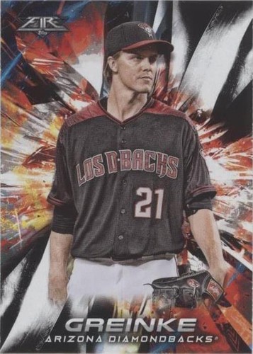 2018 Topps Fire - Zack Greinke #56