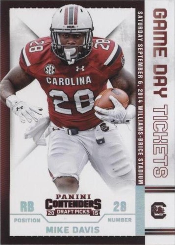 2015 Panini Contenders Draft Picks Mike Davis #33
