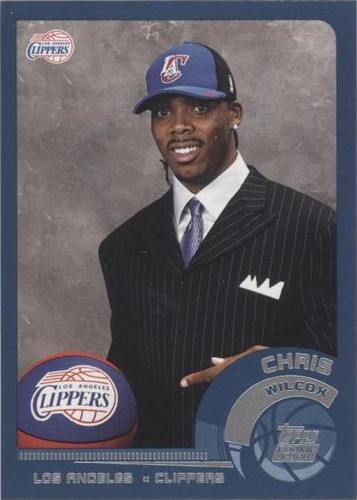 Chris Wilcox Rookie 2002-03 Topps Los Angeles Clippers #192
