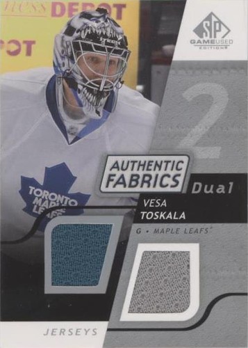2008-09 SP Game Used Edition - Vesa Toskala #AF-VT