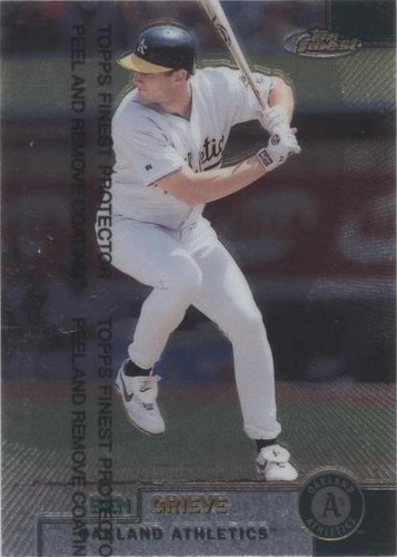 1999 Topps Finest - Ben Grieve #45
