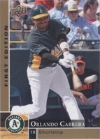 2009 Upper Deck First Edition - Orlando Cabrera #364