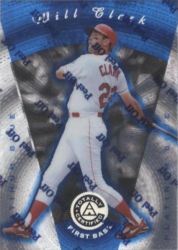 1997 Pinnacle Totally Certified - Will Clark #97