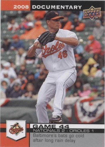 2008 Upper Deck Documentary - Jeremy Guthrie #1234