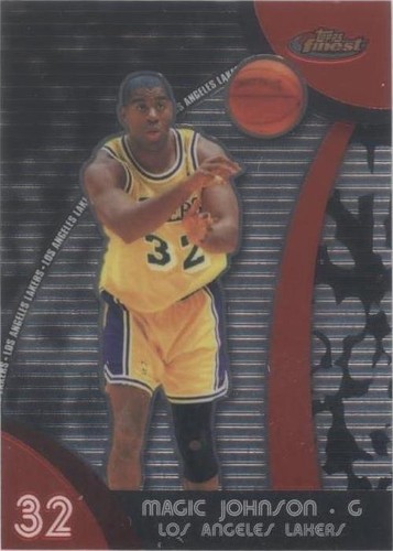 2007-08 Topps Finest - Magic Johnson #43