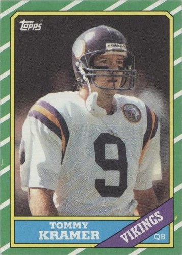 1986 Topps Tommy Kramer #293