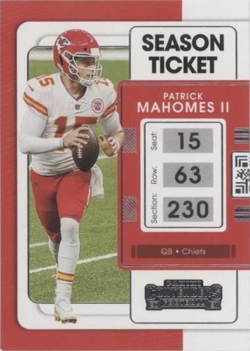 2021 Panini Contenders Patrick Mahomes II #47