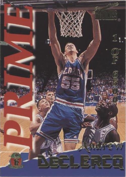 1995 Signature Rookies Prime - Andrew DeClercq #12