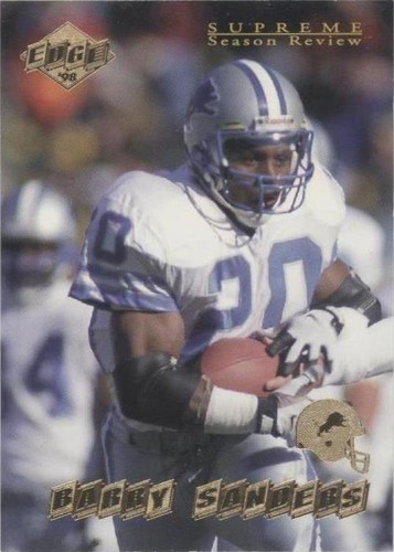 1998 Collector's Edge Supreme Season Review Barry Sanders #60