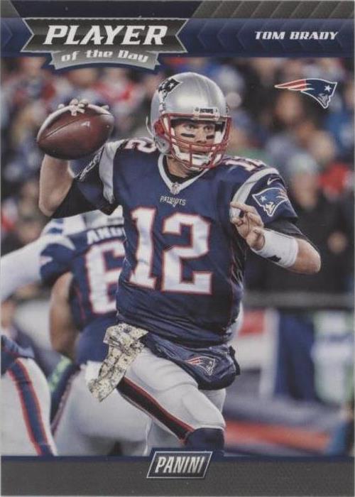 2017 Panini Player of the Day Tom Brady #1