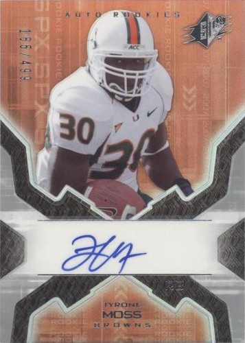 2007 SPx Tyrone Moss #166