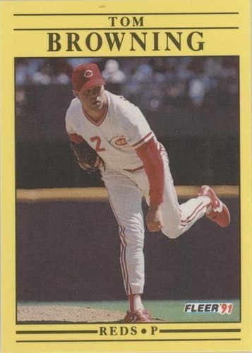 1991 Fleer - Tom Browning #59