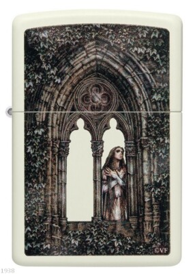 ZIPPO ★ GLOW-IN-THE-DARK GOTHIC DESIGN by Victoria Francés