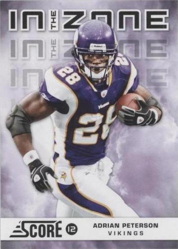 2012 Score Adrian Peterson #7
