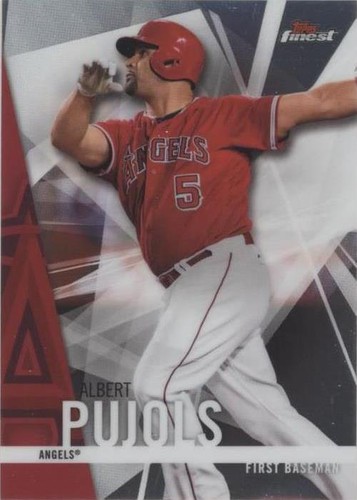 2017 Topps Finest - Albert Pujols #107