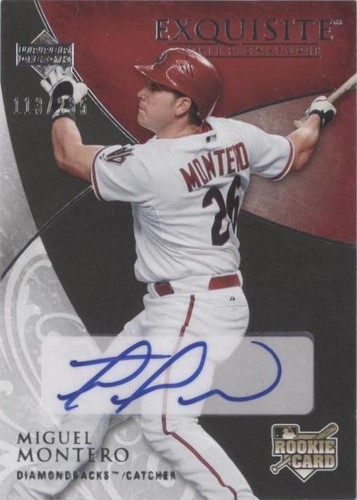 2007 Upper Deck Exquisite Rookie Signatures - Miguel Montero #119