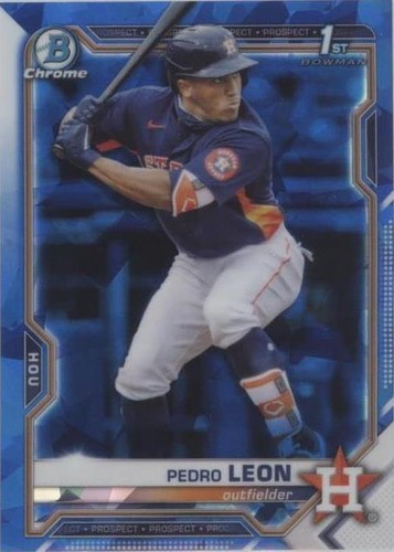 2021 Bowman Chrome Sapphire Edition - Pedro Leon #BCP-189
